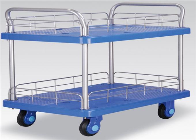 Carro plegable plano con las ruedas, carro del almacenamiento del