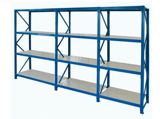 Calidad  Warehouse Steel Medium Duty Storage Rack With Upright Fram And Beams OEM Service fábrica
