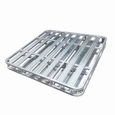 Calidad  Galvanized Heavy Duty Steel Pallet Warehouse Storage Stackable Metal Pallets fábrica