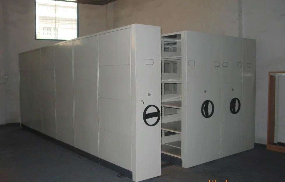 Sistemas de almacenamiento de archivos de alta densidad de acero laminado para biblioteca / escuela / oficina / banco