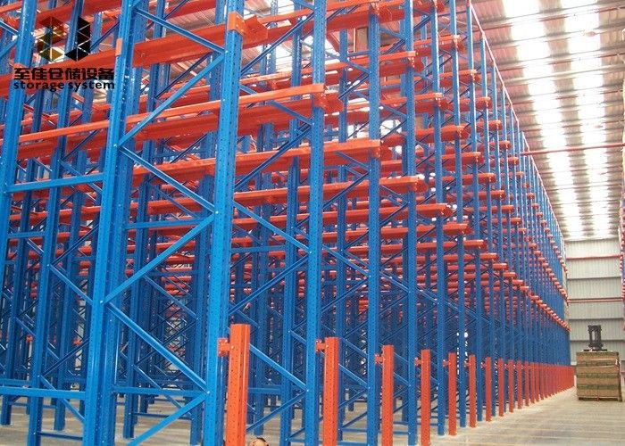Tamaño del cliente revestido de energía 2000-6500 mm Alturas de pallet Rack Estantes de gravedad