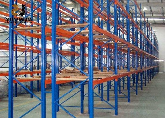Estación de almacenamiento de metal de carga media 200 kg/nivel-500 kg/nivel Sistemas industriales de estanterías para paletas