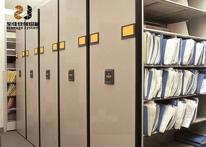0.8-2.5mm Armarios de archivos móviles Sistema de estantería A prueba de ratas Sistema de almacenamiento de alta densidad