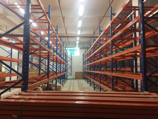 Estructura de puente Adaptable Selectivo Pallet Rack con pintura de capa de polvo