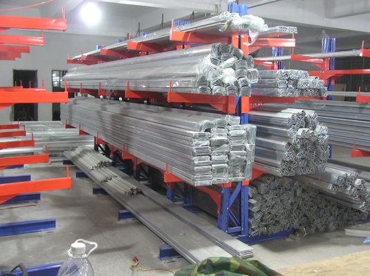 Sistema de bastidores de acero con voladizo, bastidores industriales con voladizo metálico