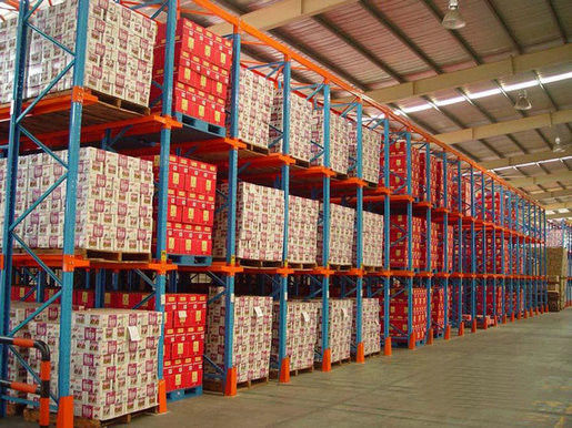Acero laminado en frío sistema de estantería de acero laminado en frío para almacén industrial