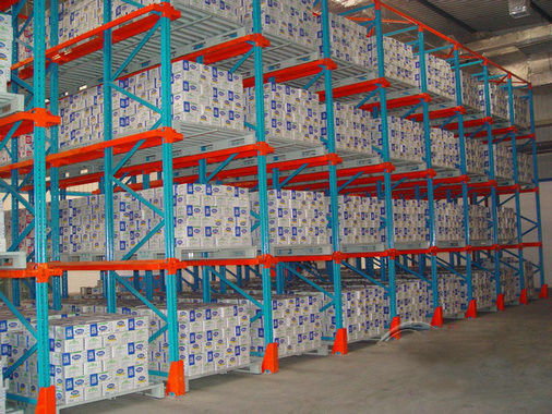Acero laminado en frío sistema de estantería de acero laminado en frío para almacén industrial
