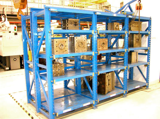 Sistemas de estanterías de almacenamiento de moldes desmontables ajustables para la industria del molde de plástico 2T carga de peso