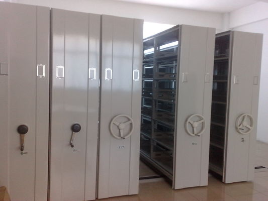 Biblioteca / Oficina Armarios de archivos móviles Sistemas de estantería Protección contra la corrosión