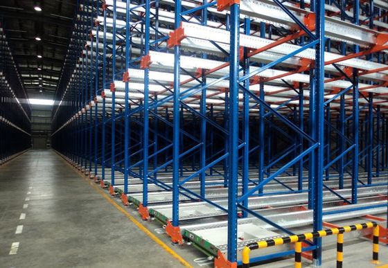 Sistema de almacenamiento de transbordadores industriales personalizados con viga de acero de alta densidad / remache de acero