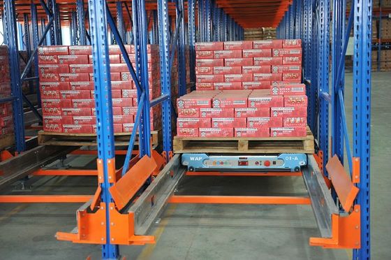 Sistema de rack de pallets de transporte de acero inoxidable con función de radio automática