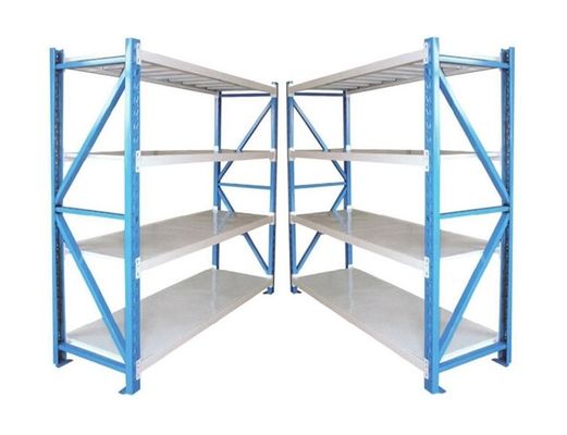 Estante de estantería de acero con ranuras, sistema de estantería de almacén industrial ajustable