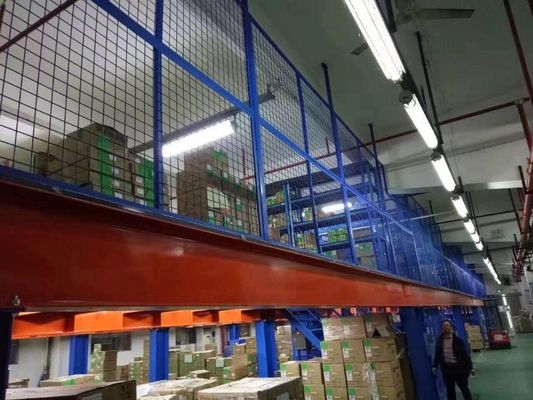 Planos de mezzanine industriales personalizados con pallet rack de varios niveles Sistemas de mezzanine