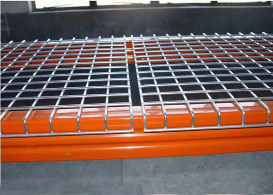Estantes de pallet de almacén con revestimiento de malla de alambre galvanizado soldado