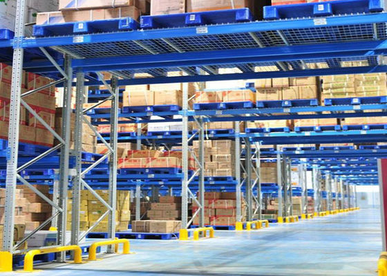 Estructura de puente Adaptable Selectivo Pallet Rack con pintura de capa de polvo
