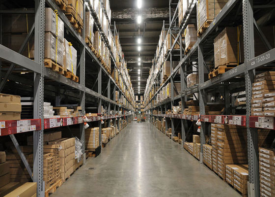 Estantes de almacenamiento de acero de trabajo pesado laminados en frío ajustables, sistemas de estantes de almacenamiento de almacén
