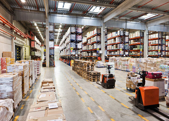 Estantes industriales de almacenamiento de carga pesada, soluciones de almacenamiento de almacenamiento de haz de curvatura unidades de estantería
