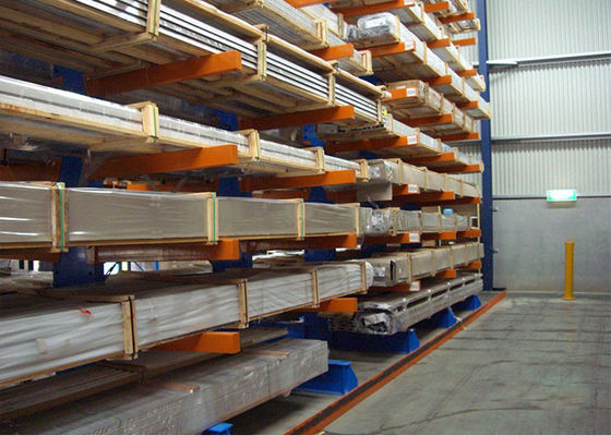 Fabricante de estanterías de paletas de voladizo metálico para almacenamiento de madera / madera / tuberías / tubos