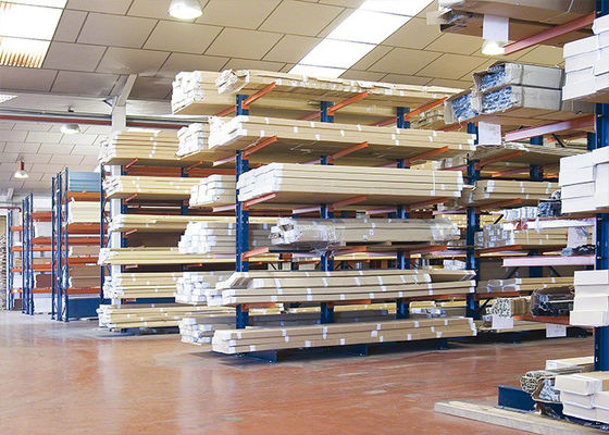 Estantes de almacenamiento de acero estructural con recubrimiento en polvo