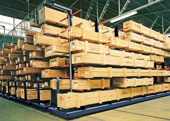 Estaciones de palés con voladizo de trabajo pesado para almacenamiento de contrachapados en almacenes