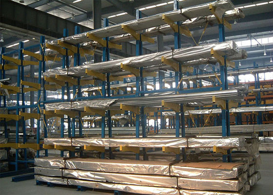 Estaciones de palés con voladizo de trabajo pesado para almacenamiento de contrachapados en almacenes
