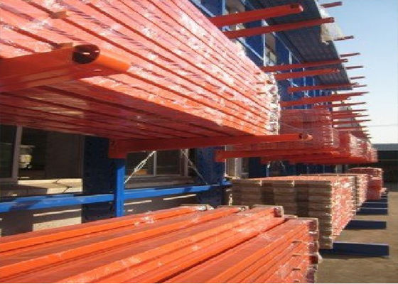 Estacionamiento de palés de voladizo industrial de trabajo pesado para / madera / madera / tuberías largas