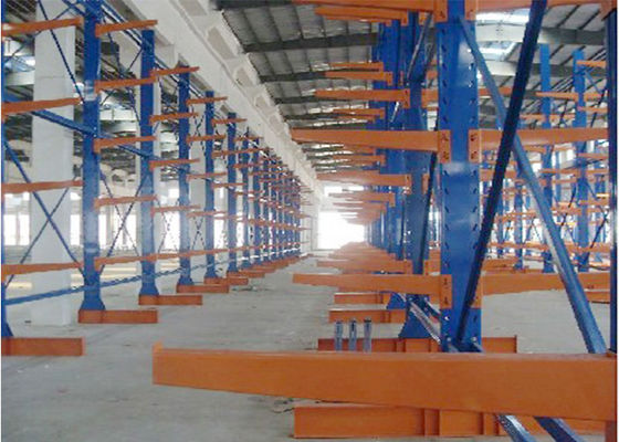 Repisas de paletas galvanizadas con voladizo para almacenamiento en almacén