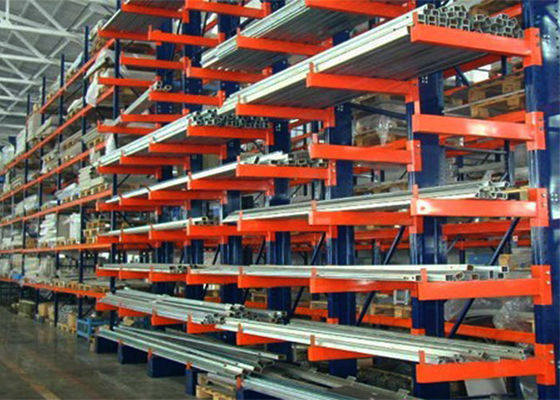 Dos lados estructurales de voladizo de palletos de carga pesada tamaño personalizado