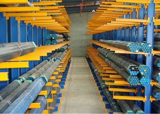 Estacionamiento de palés de voladizo industrial de trabajo pesado para / madera / madera / tuberías largas