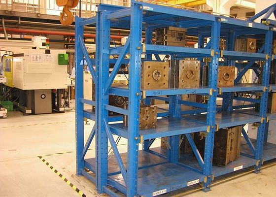 Estante de almacenamiento de cajones industriales a medida Estante de molde de acero pesado
