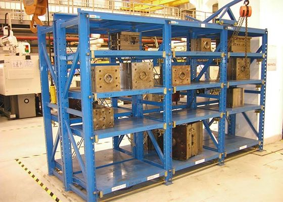 Sistemas de estanterías de almacenamiento de moldes desmontables ajustables para la industria del molde de plástico 2T carga de peso