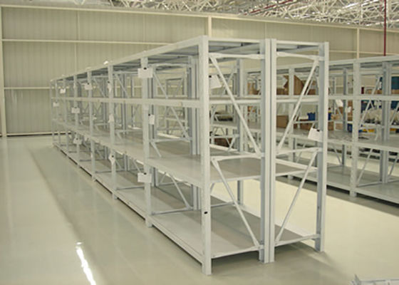 Sistema de estanterías de acero de servicio medio, sistema de estanterías de almacén ajustable