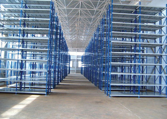 Estantes de almacenamiento ajustables de trabajo medio, estantes industriales de acero