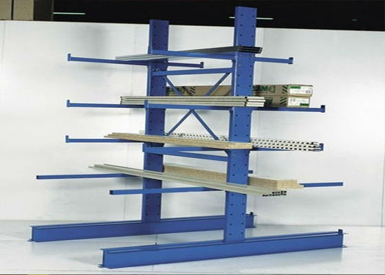 Estantes de almacenamiento de voladizo de doble cara Estantes industriales de material de voladizo para objetos largos