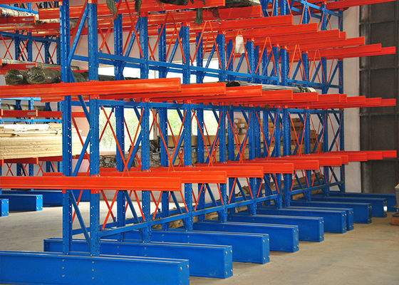 Dos lados estructurales de voladizo de palletos de carga pesada tamaño personalizado