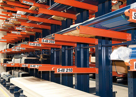 Dos lados estructurales de voladizo de palletos de carga pesada tamaño personalizado
