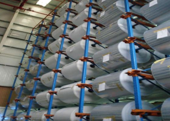 Estructura laminada en frío Acero en el sistema de estanterías para el almacenamiento de objetos de tipo tambor