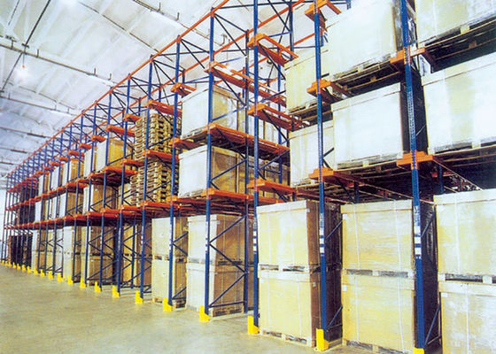 Acero Q235B Estantes industriales para paletas, sistema de transporte de paletas
