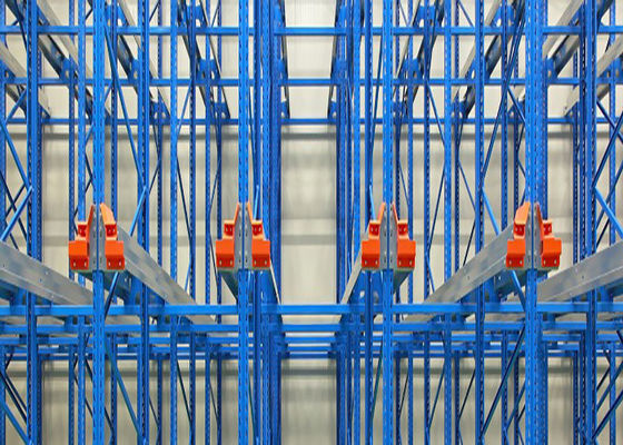 Acero Q235B Estantes industriales para paletas, sistema de transporte de paletas