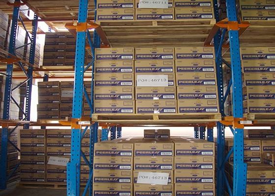 Dispositivo de alto volumen de 5000 mm en estantes de paletas laminados en frío para almacén