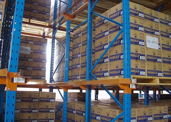Dispositivo de alto volumen de 5000 mm en estantes de paletas laminados en frío para almacén