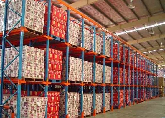 Acero Q235 Envasado en pallet Racking Repisas industriales personalizadas