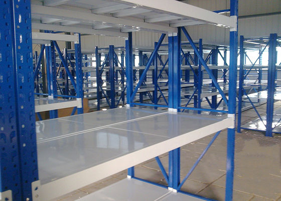 Sistema de estante de almacenamiento industrial ligero Revestimiento en polvo Finalización 100kg-120kg/capa