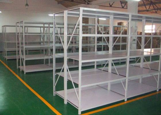 Estantes de acero ajustables de servicio ligero para la organización de piezas pequeñas en talleres (100-300 kg/carga de nivel)