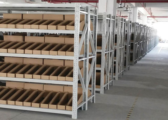Estantes de almacenamiento de acero industrial de varios niveles ODM / OEM Estantes de paletas Mezanino con soporte