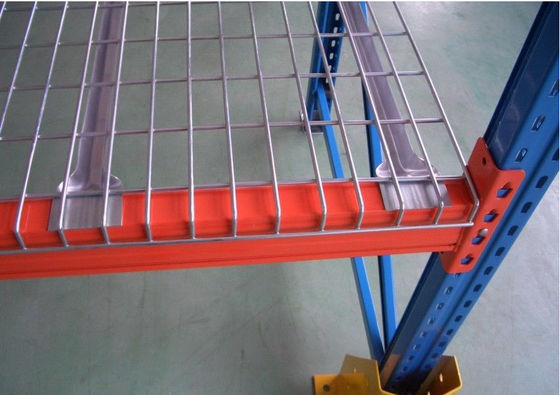 Estantes de pallet de almacén con revestimiento de malla de alambre galvanizado soldado