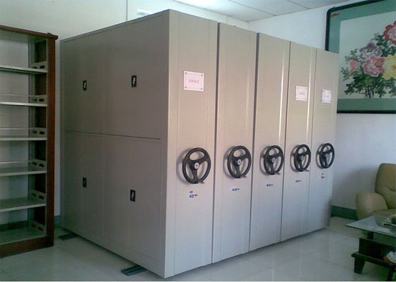 Sistema de almacenamiento de archivos compactos, archivos laterales de metal con vía deslizante