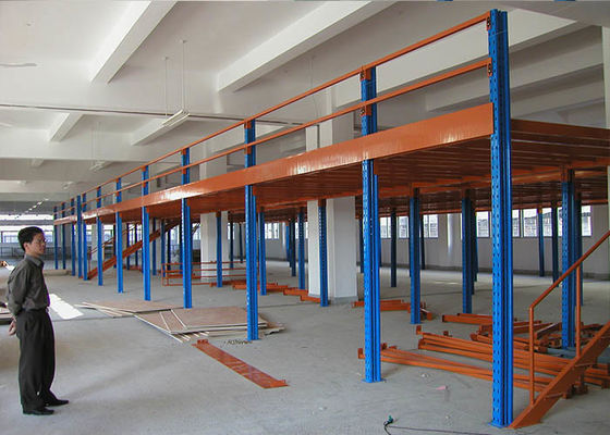 Estructuras de mesanina de oficina montadas, pisos de mesanina de metal industrial