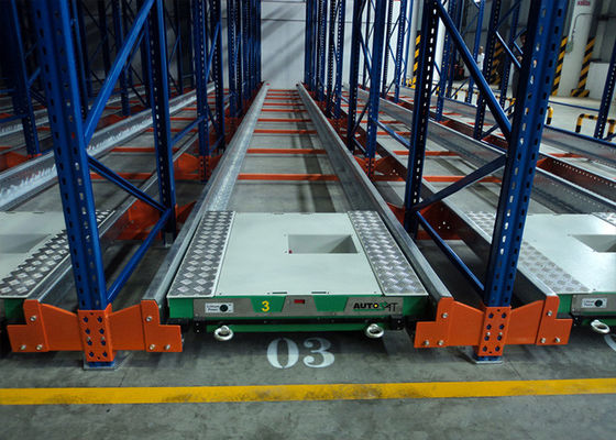 Sistema de almacenamiento de transbordadores industriales personalizados con viga de acero de alta densidad / remache de acero