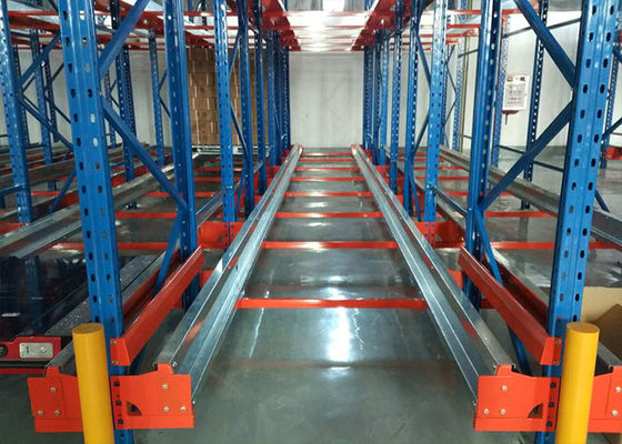 Sistema de bastidores automático de radio transbordador ajustable, sistemas móviles de bastidores de paletas